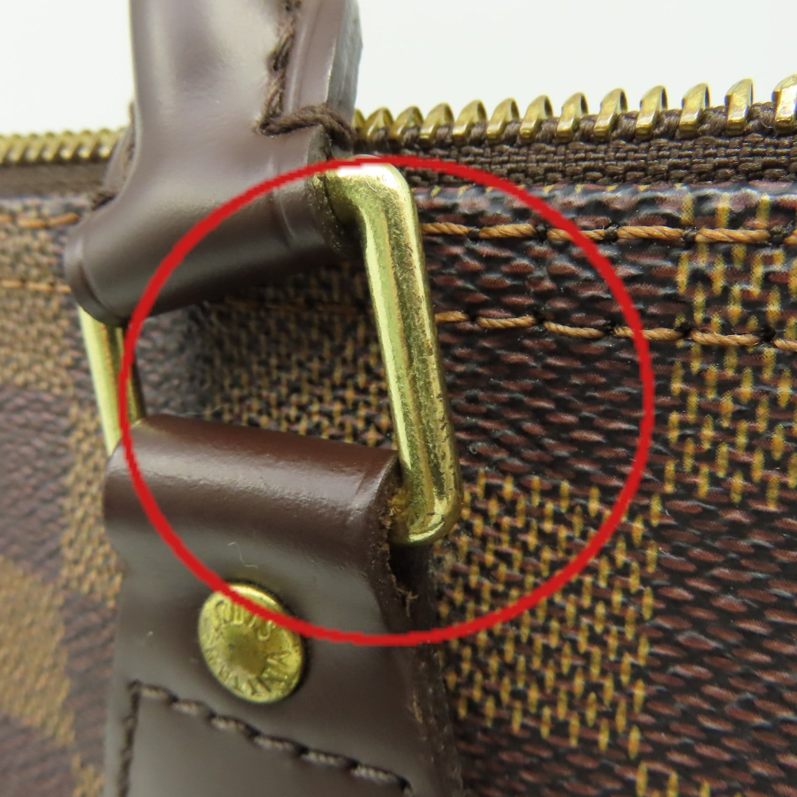 LOUIS VUITTON Damier Speedy 25 Hand Bag手挽袋啡色