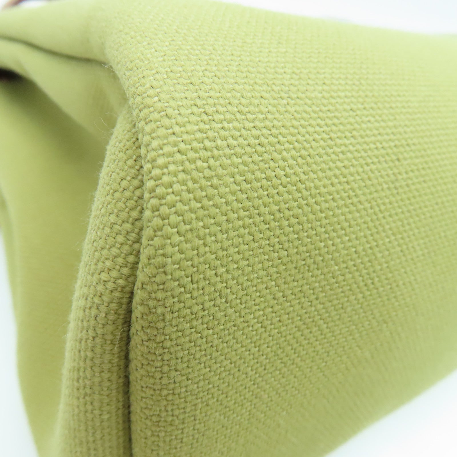 HERMES Toile H帆布Herbag PM金扣手挽肩背两用袋啡色Poussiere