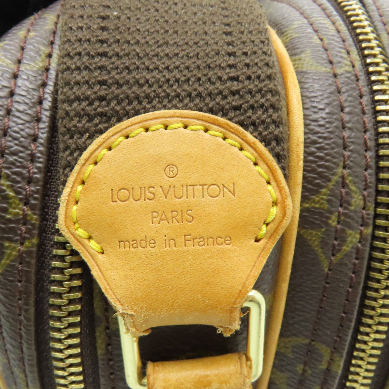 LOUIS VUITTON Monogram Reporter金扣肩背袋啡色