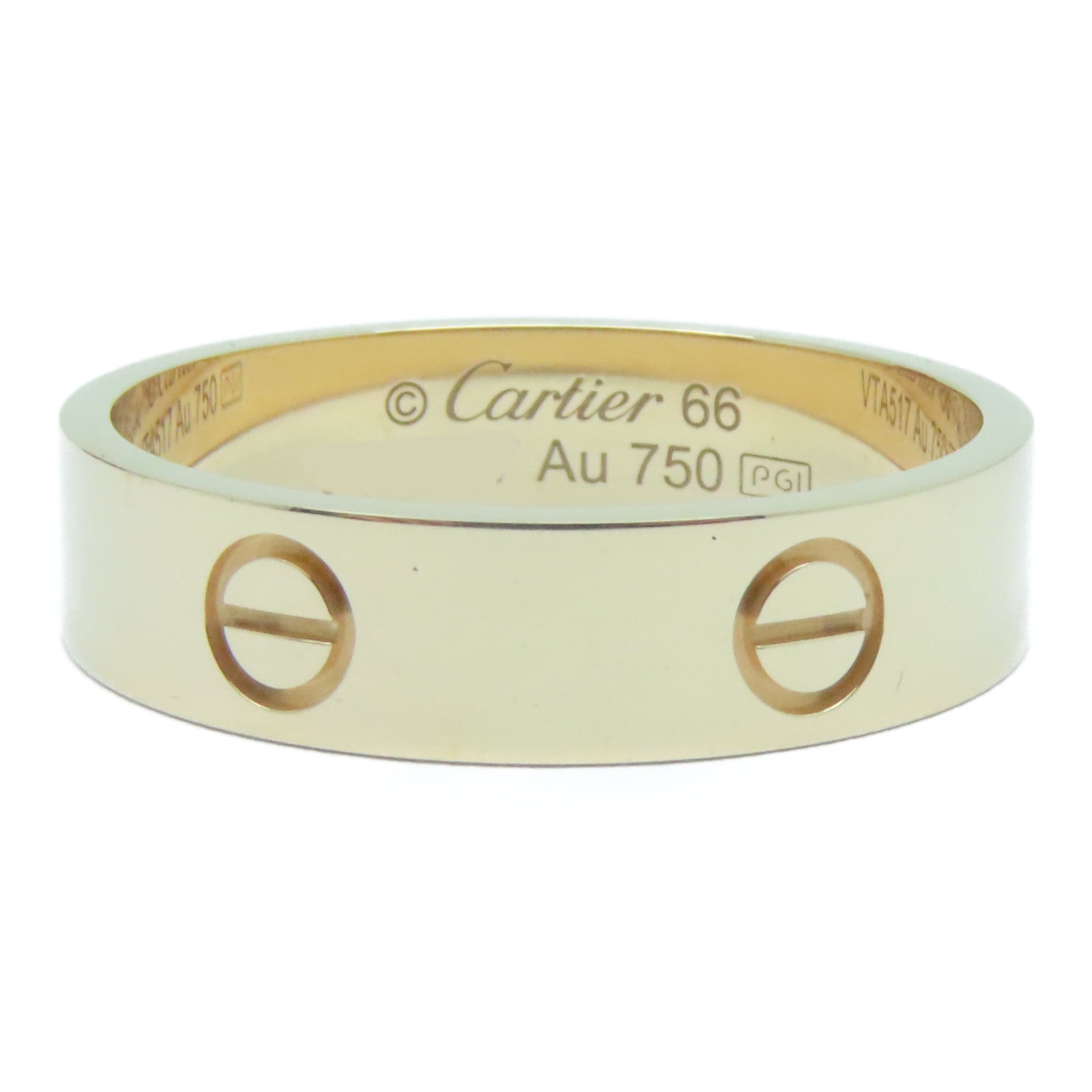 CARTIER 18K玫瑰金Love Ring戒指Cartier#66/US#11.5