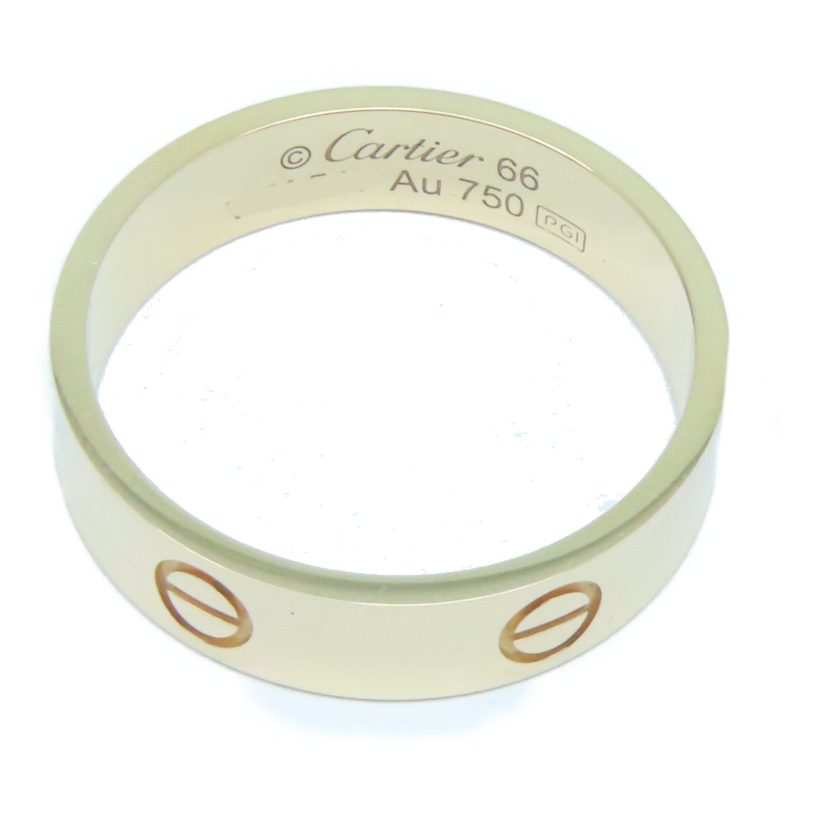 CARTIER 18K玫瑰金Love Ring戒指Cartier#66/US#11.5