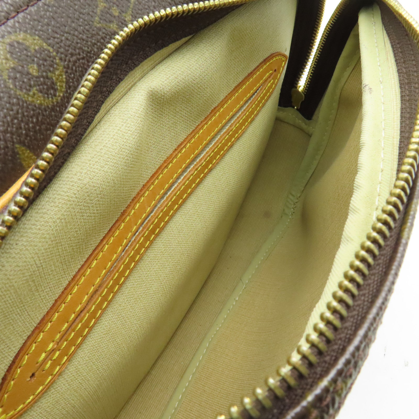 LOUIS VUITTON Monogram Reporter金扣肩背袋啡色