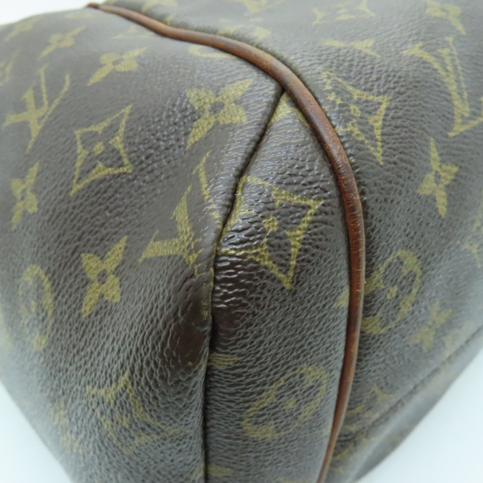 LOUIS VUITTON Monogram Totally MM金扣肩背袋啡色