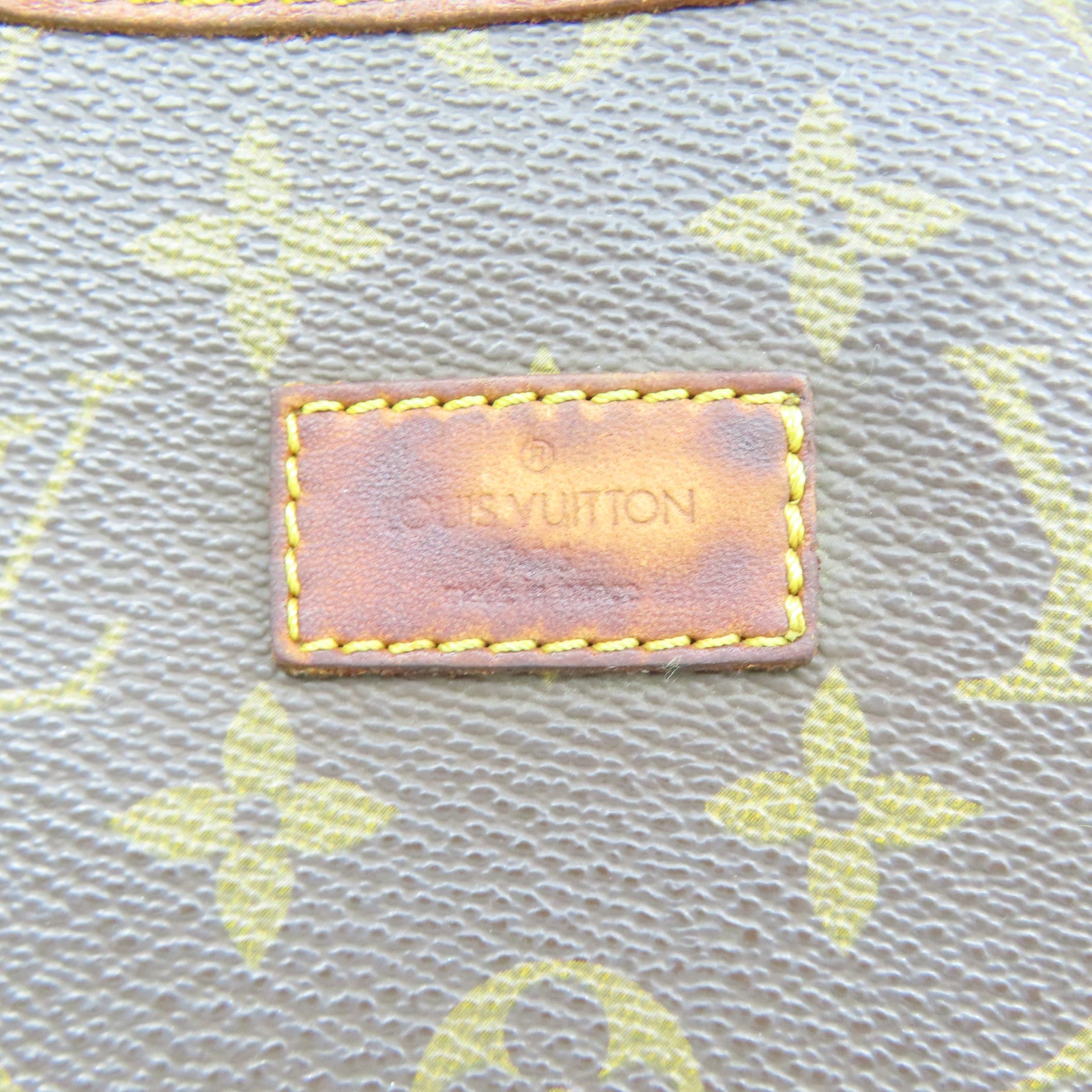LOUIS VUITTON Monogram Saumur 35金扣肩背袋啡色