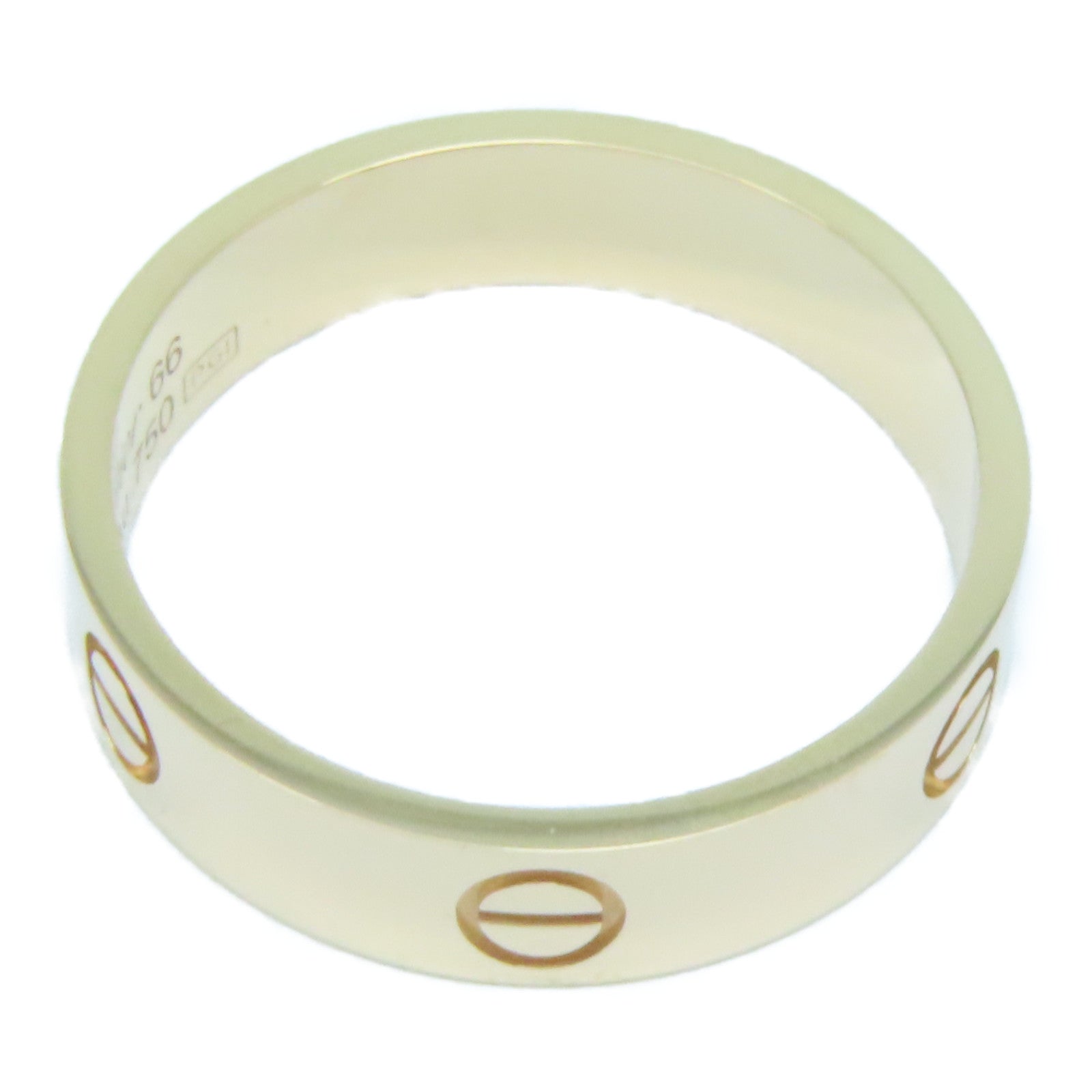 CARTIER 18K玫瑰金Love Ring戒指Cartier#66/US#11.5