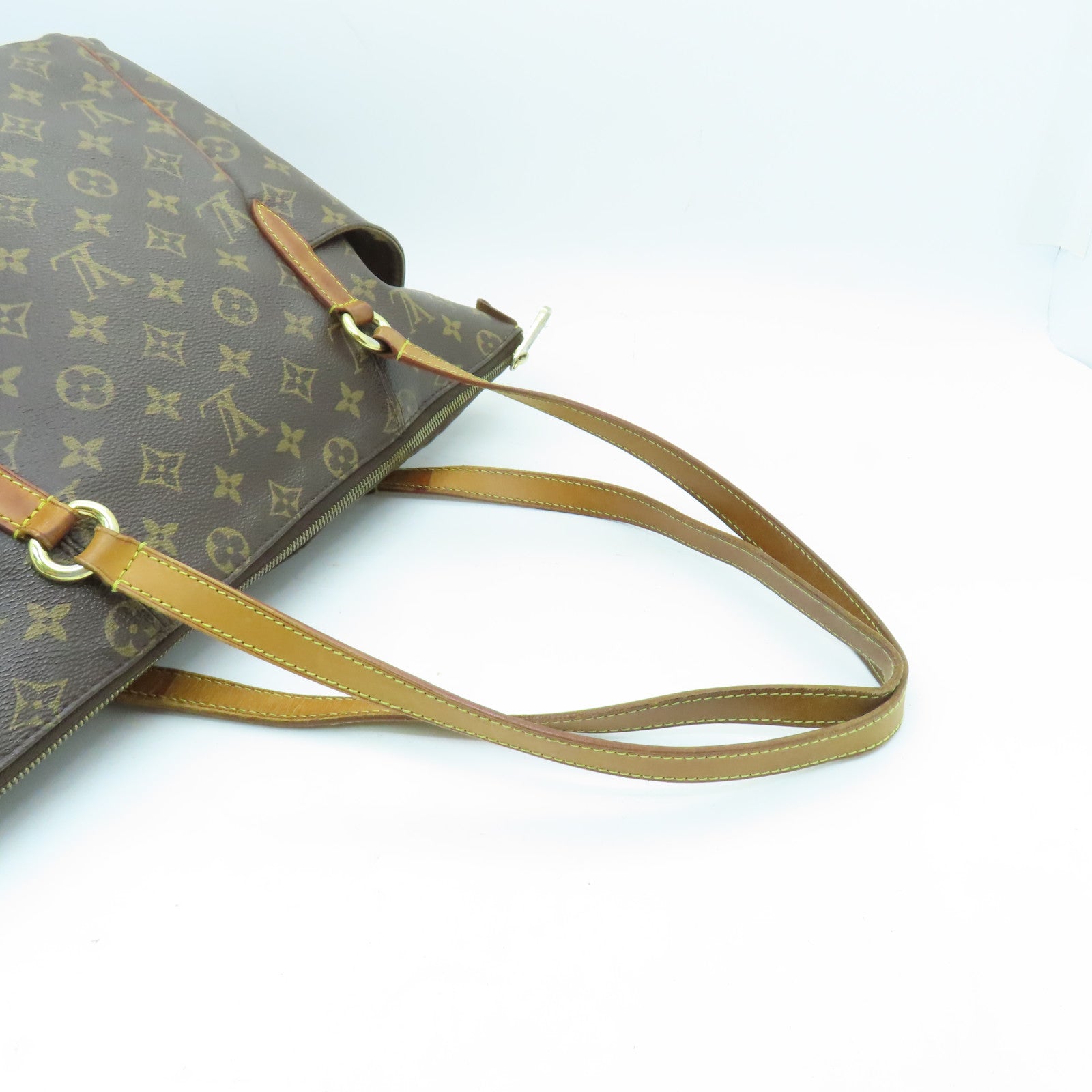 LOUIS VUITTON Monogram Totally MM金扣肩背袋啡色