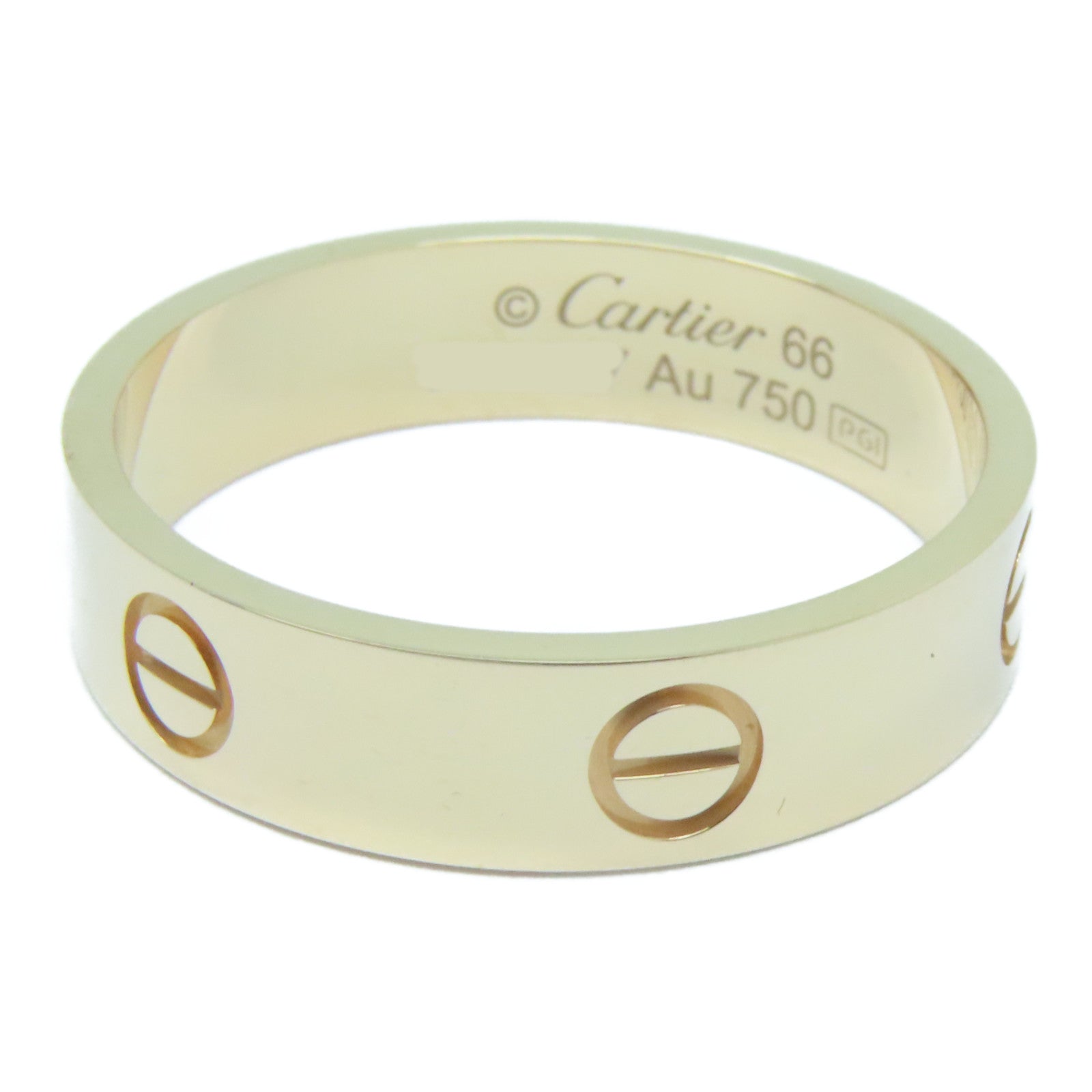 CARTIER 18K玫瑰金Love Ring戒指Cartier#66/US#11.5