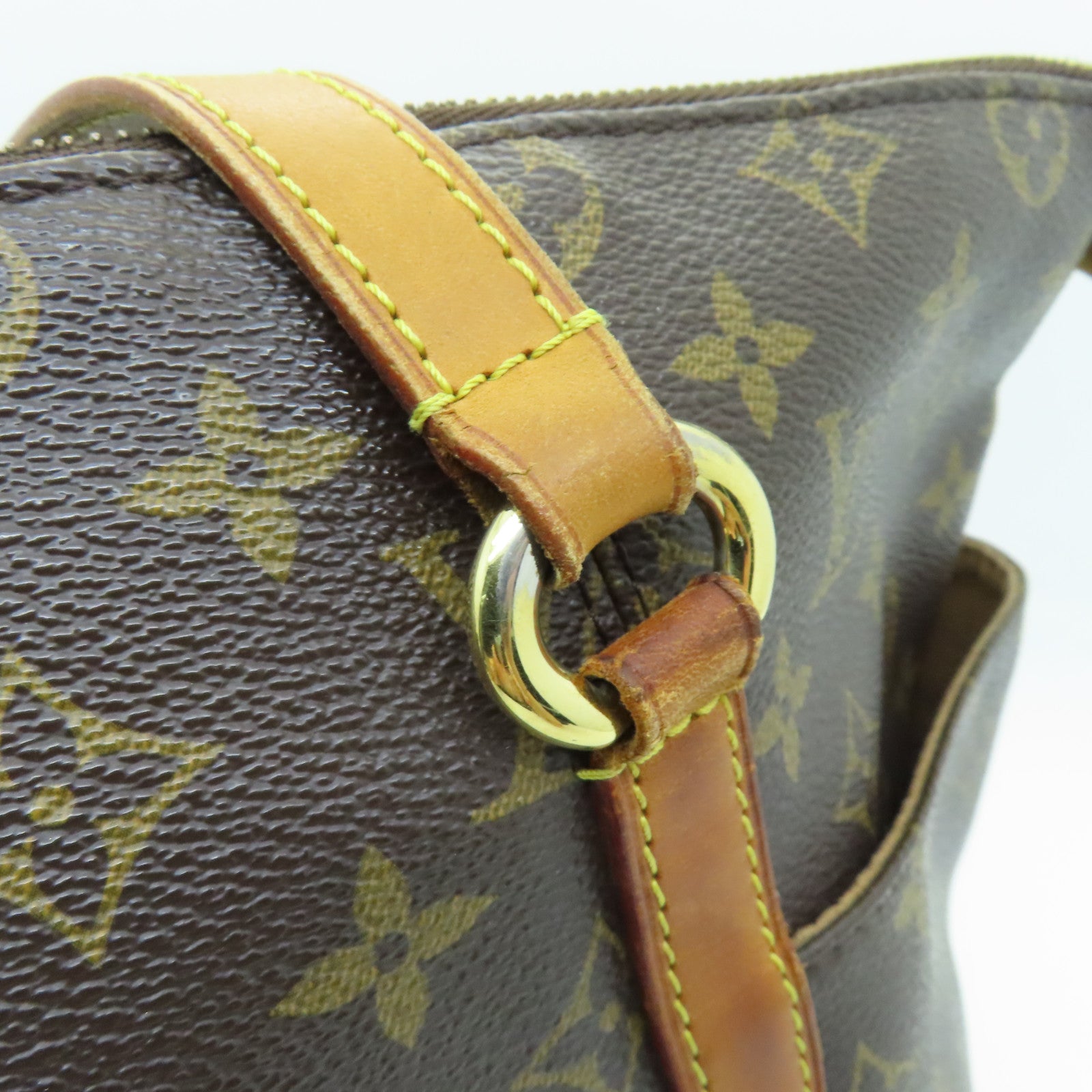 LOUIS VUITTON Monogram Totally MM金扣肩背袋啡色