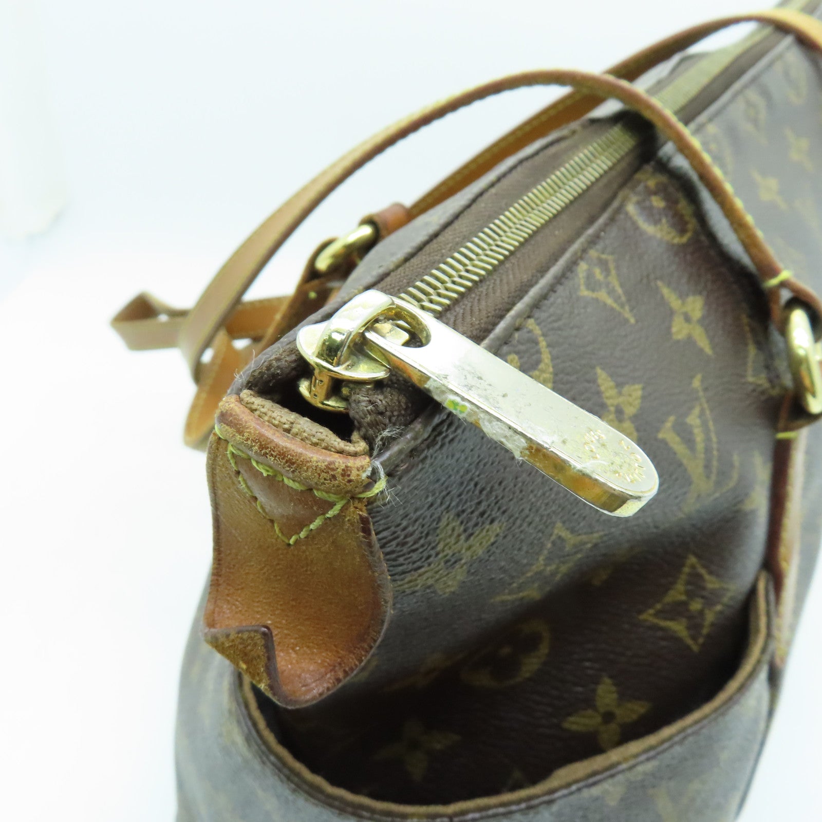LOUIS VUITTON Monogram Totally MM金扣肩背袋啡色