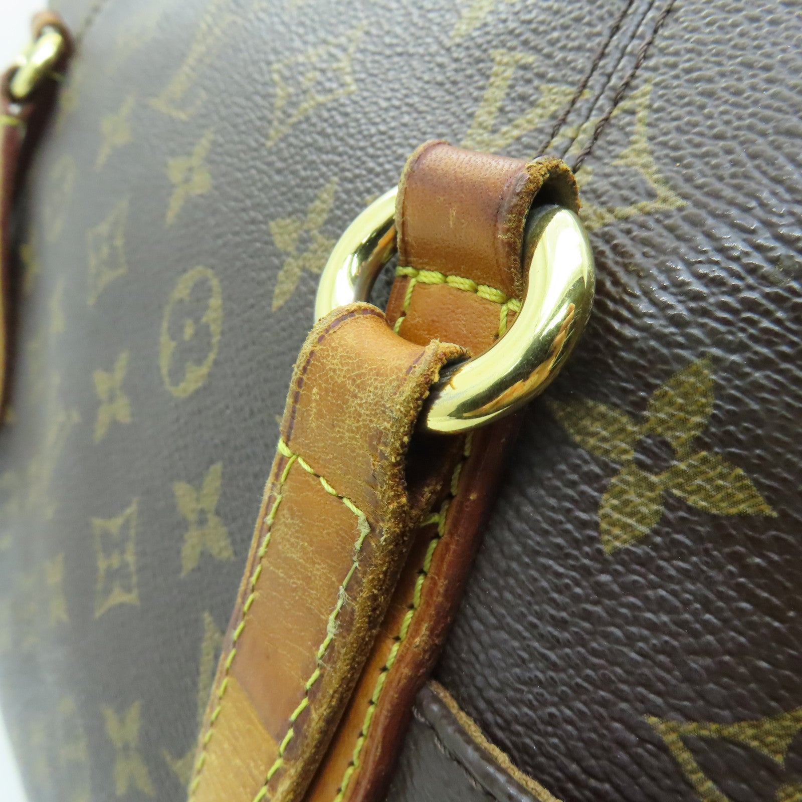 LOUIS VUITTON Monogram Totally MM金扣肩背袋啡色