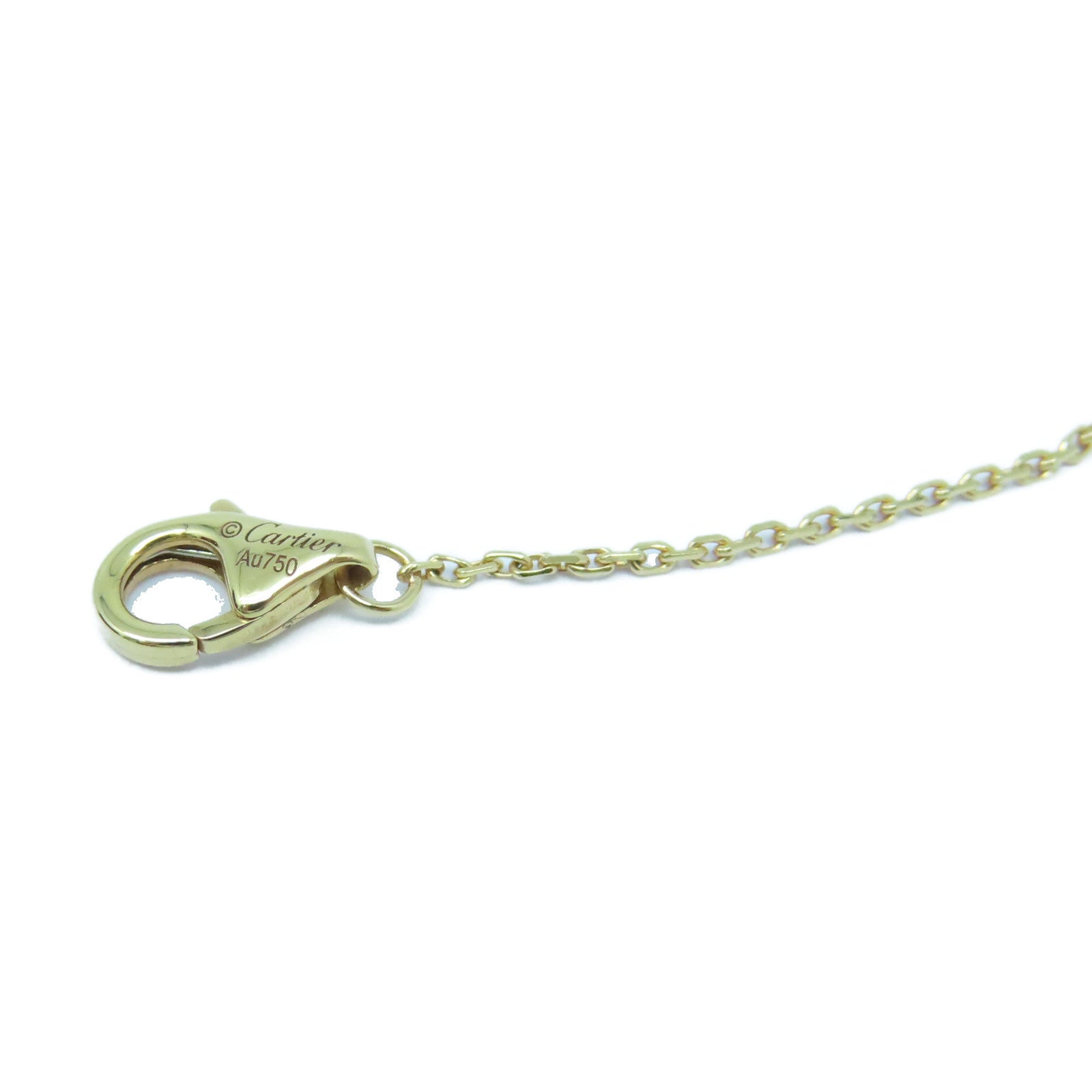 CARTIER 18K三色金Trinity Bracelet手鏈金色#15cm