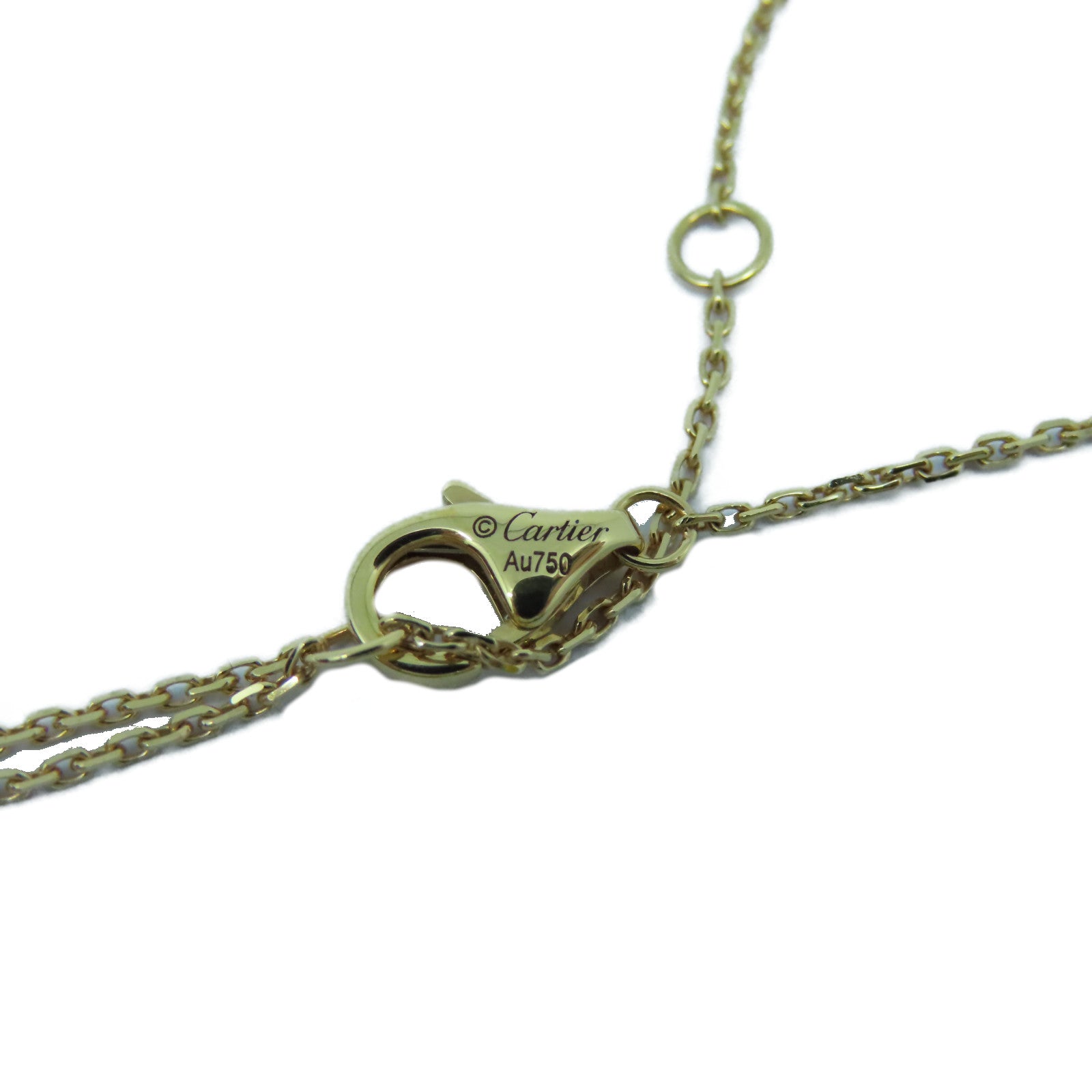 CARTIER 18K三色金Trinity Bracelet手鏈金色#15cm