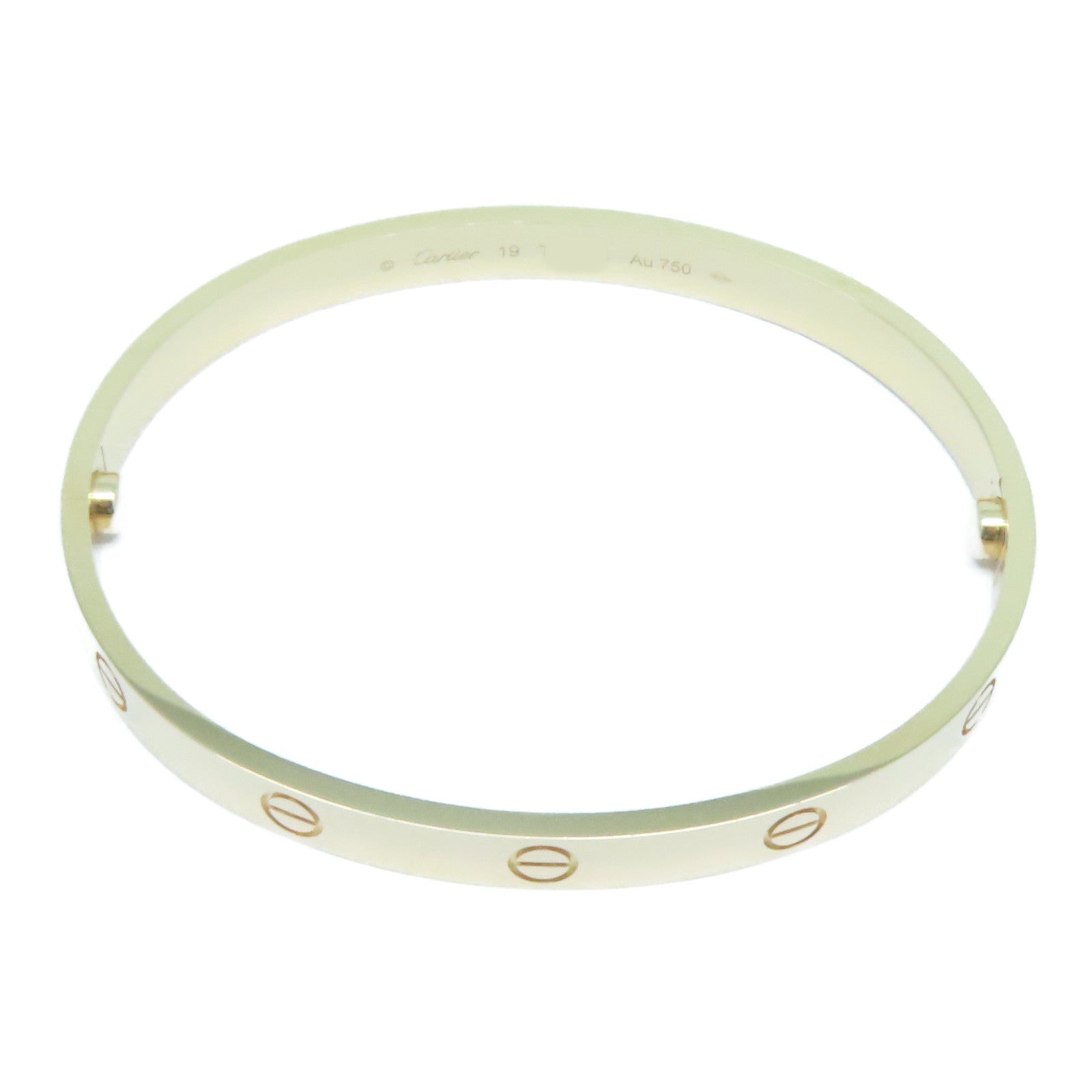CARTIER 18K玫瑰金Love Bracelet手鐲Cartier#19