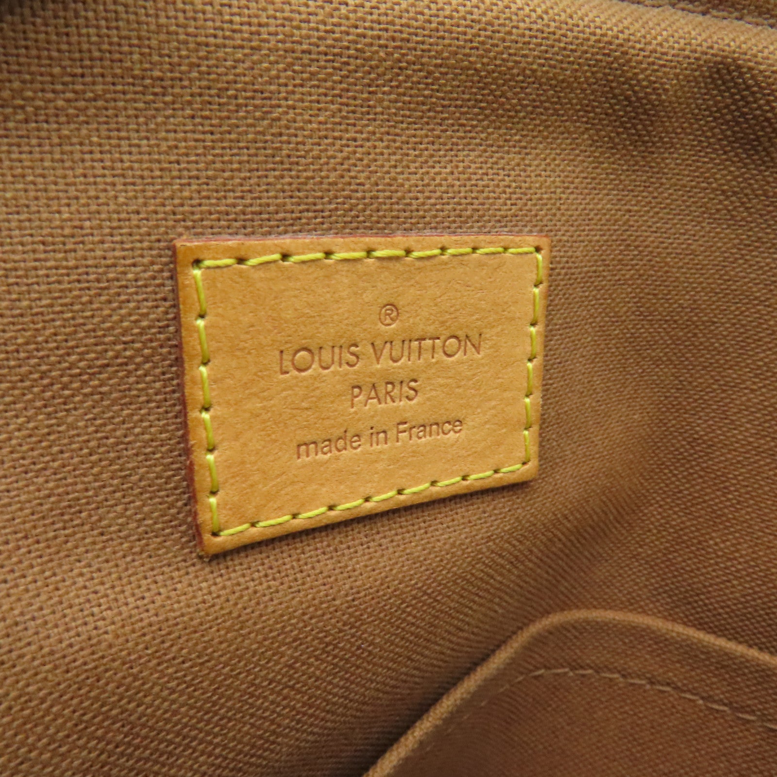 LOUIS VUITTON Monogram Tivoli GM金扣肩背袋啡色