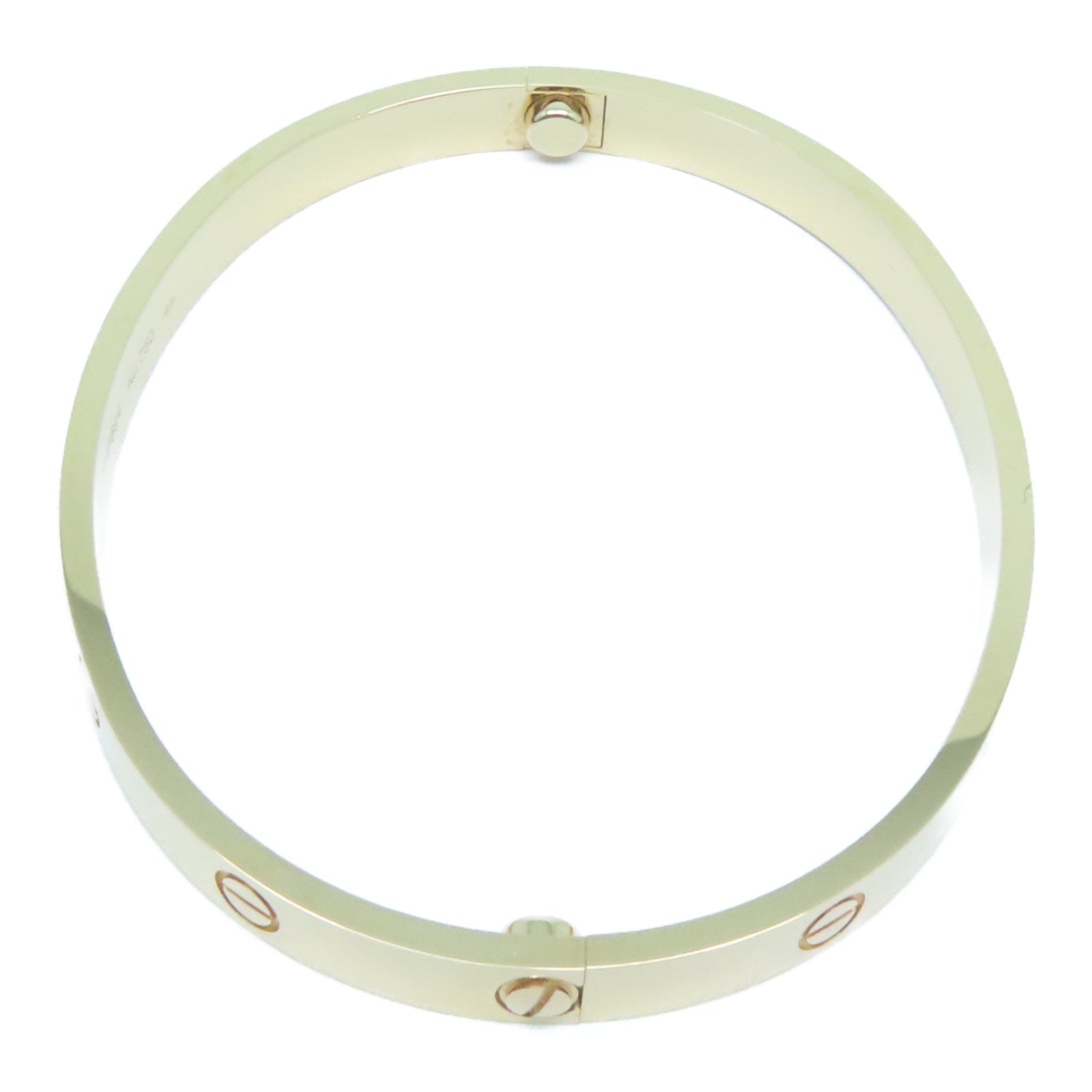 CARTIER 18K玫瑰金Love Bracelet手鐲Cartier#19