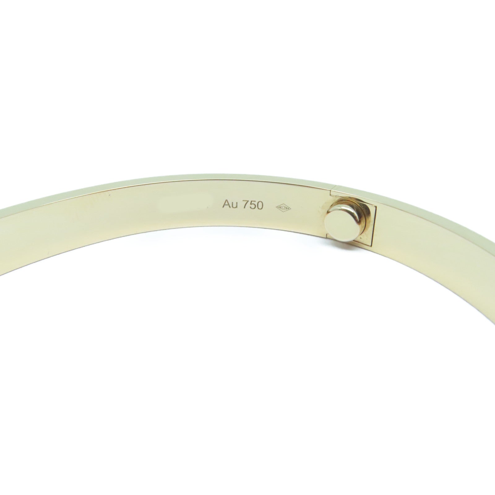 CARTIER 18K玫瑰金Love Bracelet手鐲Cartier#19