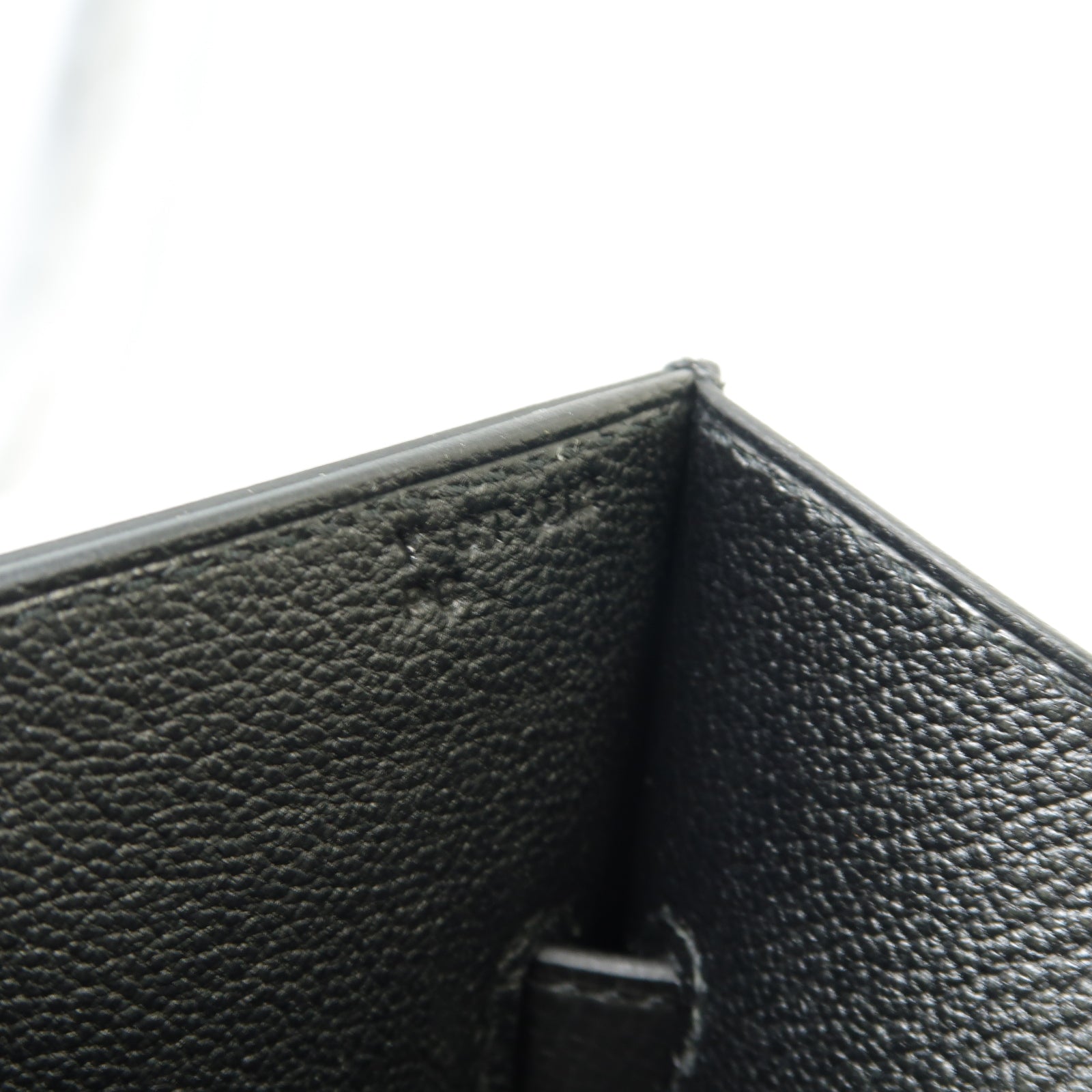 HERMES Epsom皮革Kelly Depeches 36 Briefcase銀扣公事包黑色