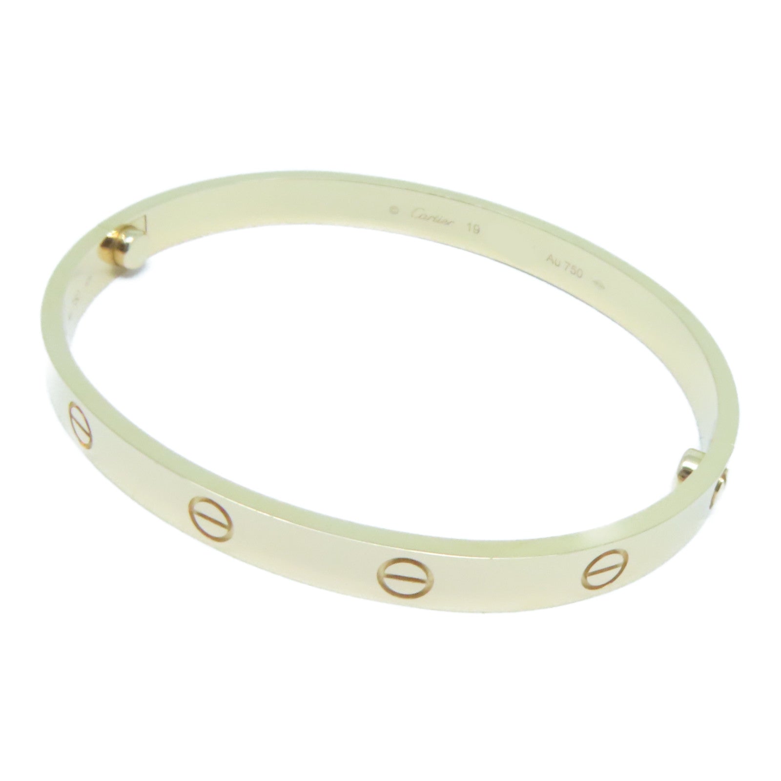 CARTIER 18K玫瑰金Love Bracelet手鐲Cartier#19