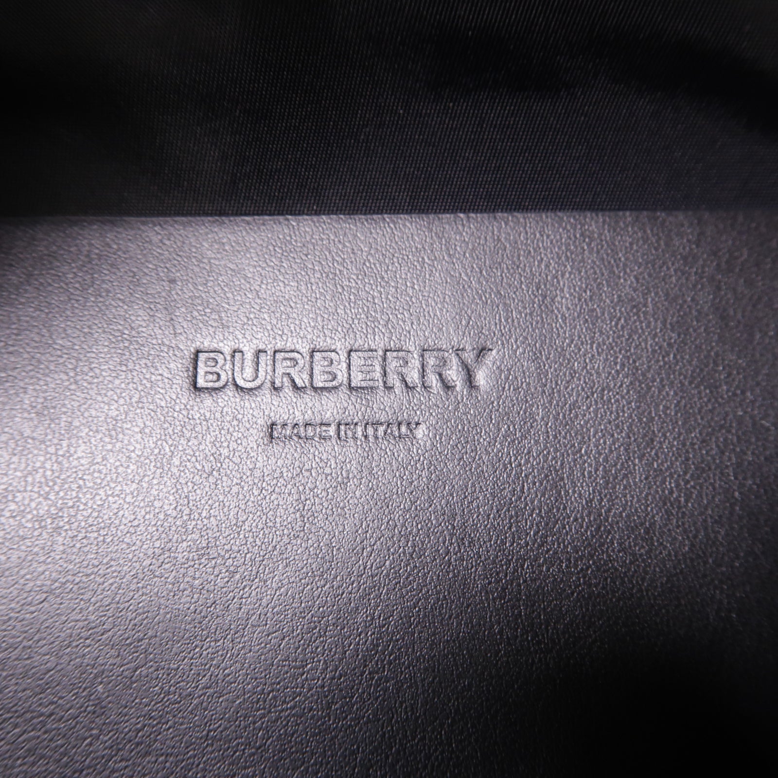 BURBERRY 帆布Waist Bag腰包黒色/白色