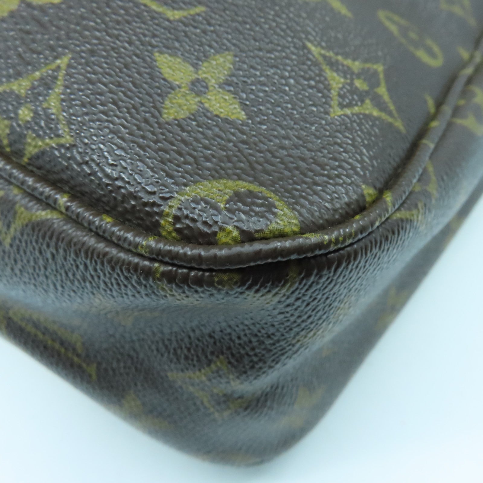LOUIS VUITTON Monogram Sac Bosphore金扣手挽肩背兩用袋啡色