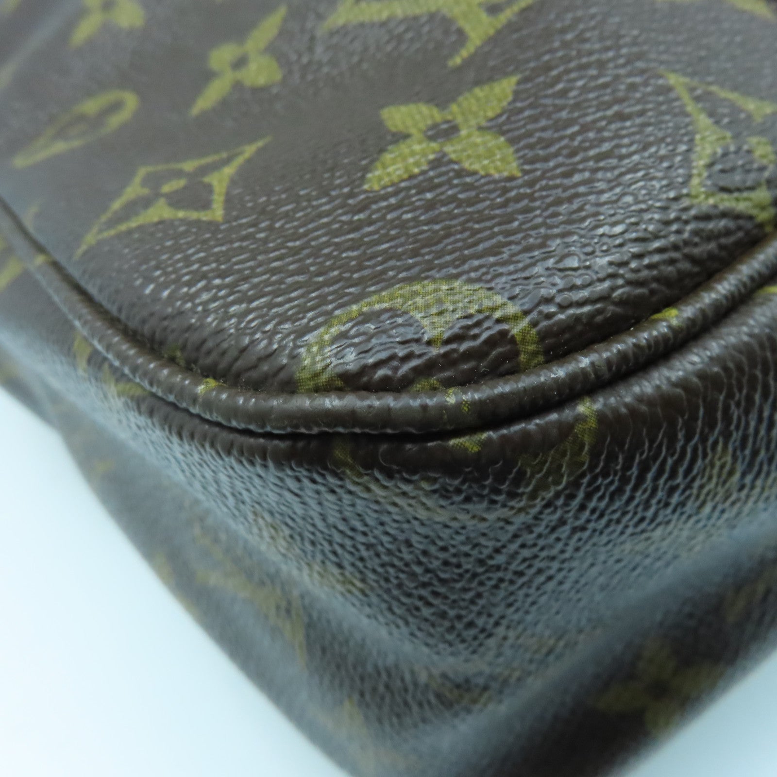 LOUIS VUITTON Monogram Sac Bosphore金扣手挽肩背兩用袋啡色