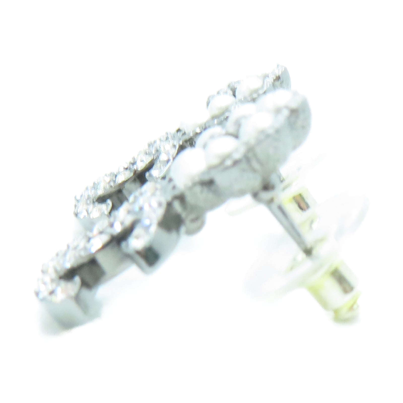 CHANEL 金属Earrings耳环银色