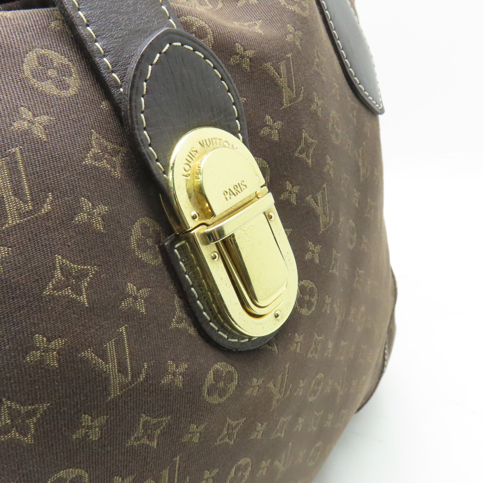 LOUIS VUITTON Monogram Idylle Elegie金扣手挽肩背兩用袋啡色