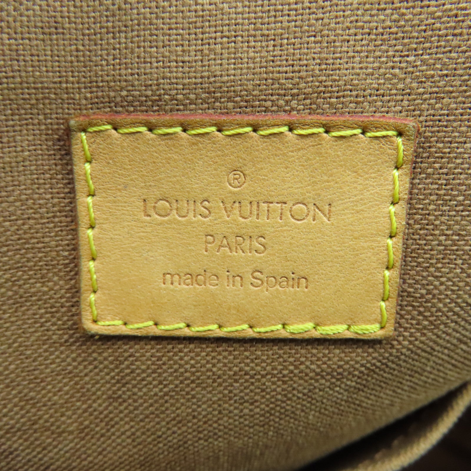 LOUIS VUITTON Monogram Sac Bosphore金扣手挽肩背兩用袋啡色
