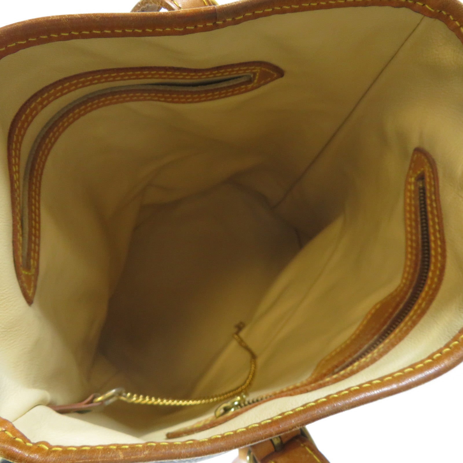 LOUIS VUITTON Monogram Bucket GM金扣手挽袋啡色