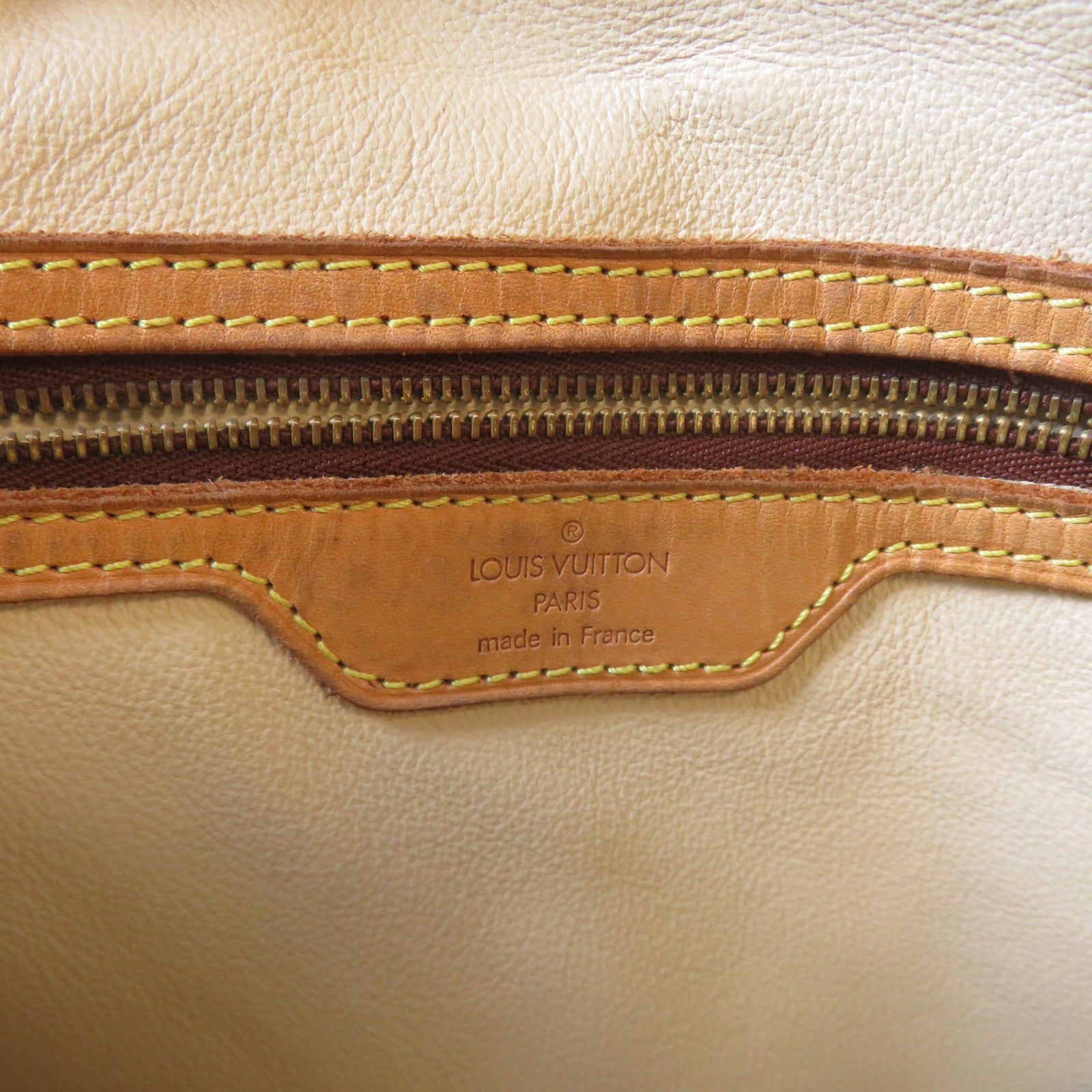 LOUIS VUITTON Monogram Bucket GM金扣手挽袋啡色