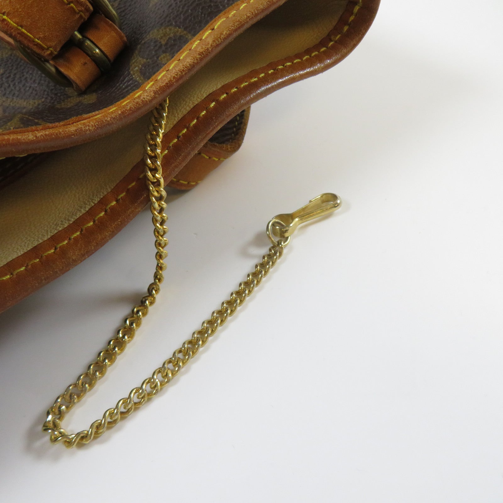 LOUIS VUITTON Monogram Bucket GM金扣手挽袋啡色