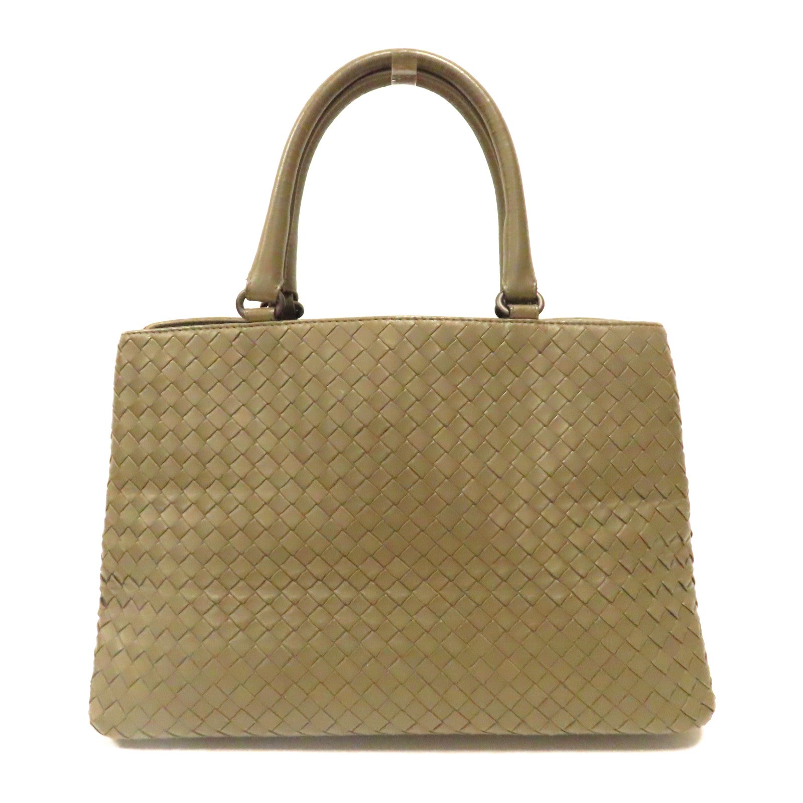 BOTTEGA VENETA 織紋羊皮皮革Shoulder Bag肩背袋綠色