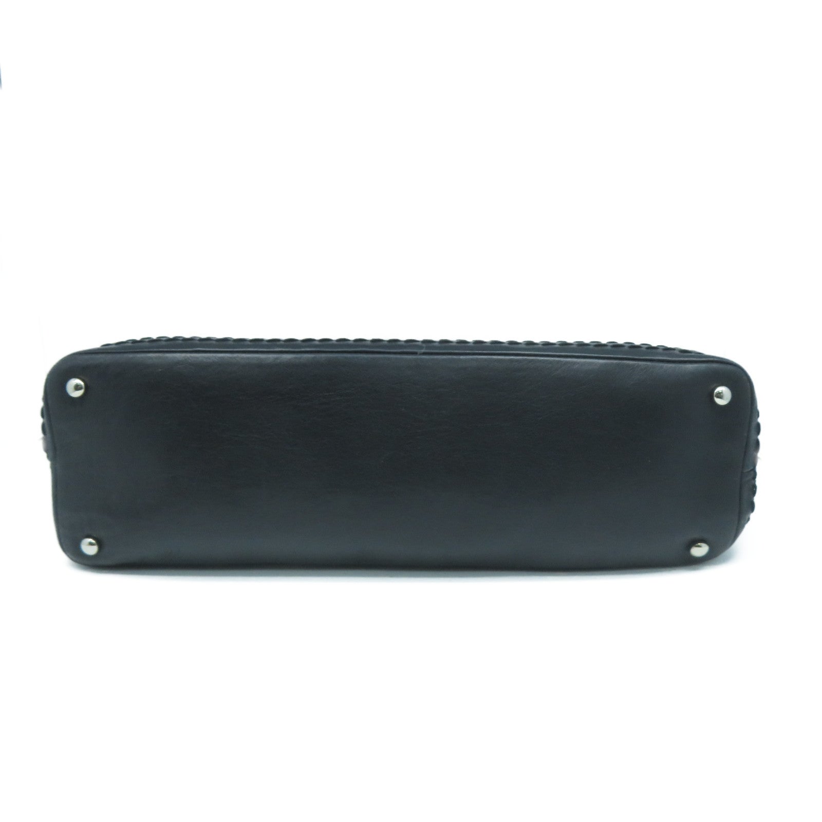 CHANEL 菱格牛皮皮革Chain Shoulder Bag銀扣鏈帶肩背袋黑色