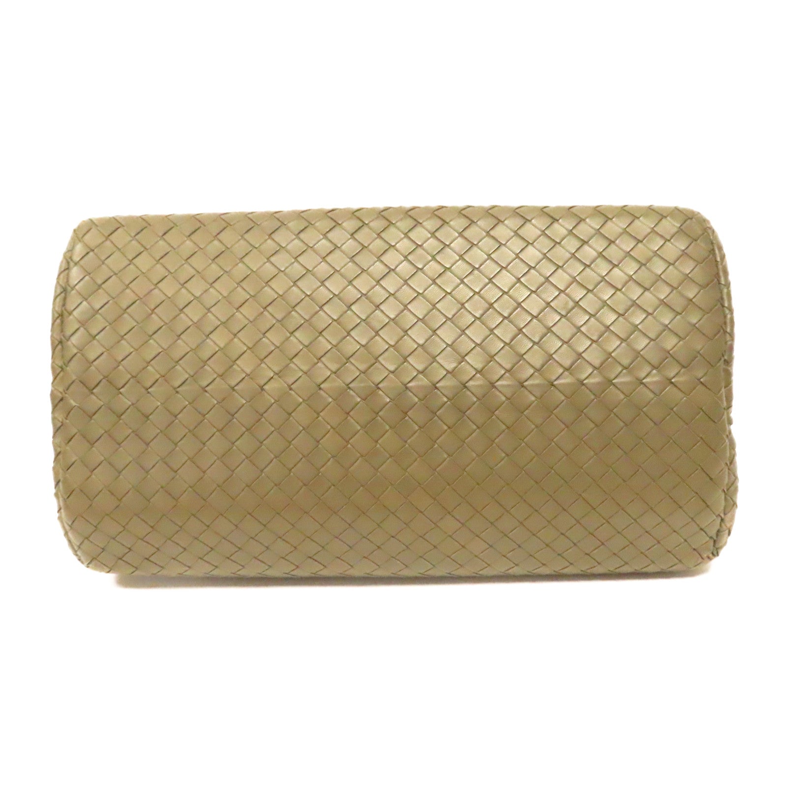 BOTTEGA VENETA 織紋羊皮皮革Shoulder Bag肩背袋綠色