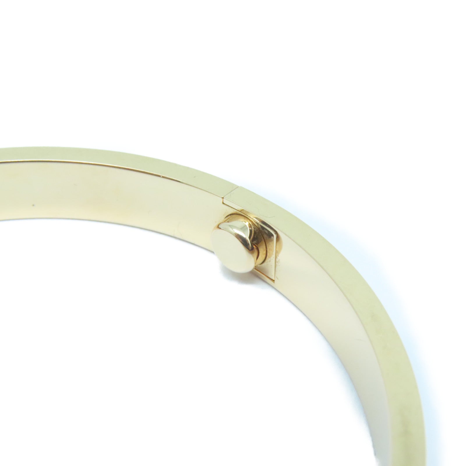 CARTIER 18K玫瑰金4 Diamonds Love Blaceret鑽石手鐲Cartier#19