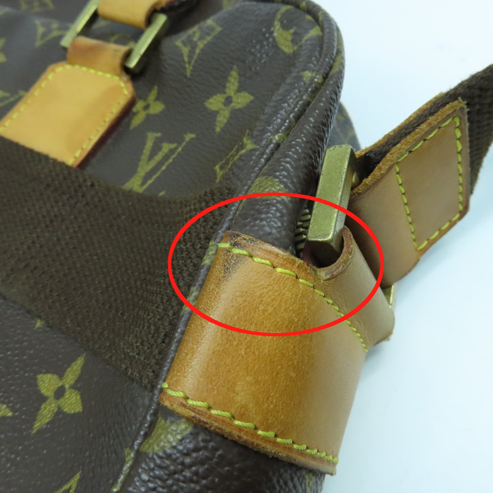 LOUIS VUITTON Monogram Sac Bosphore金扣手挽肩背兩用袋啡色