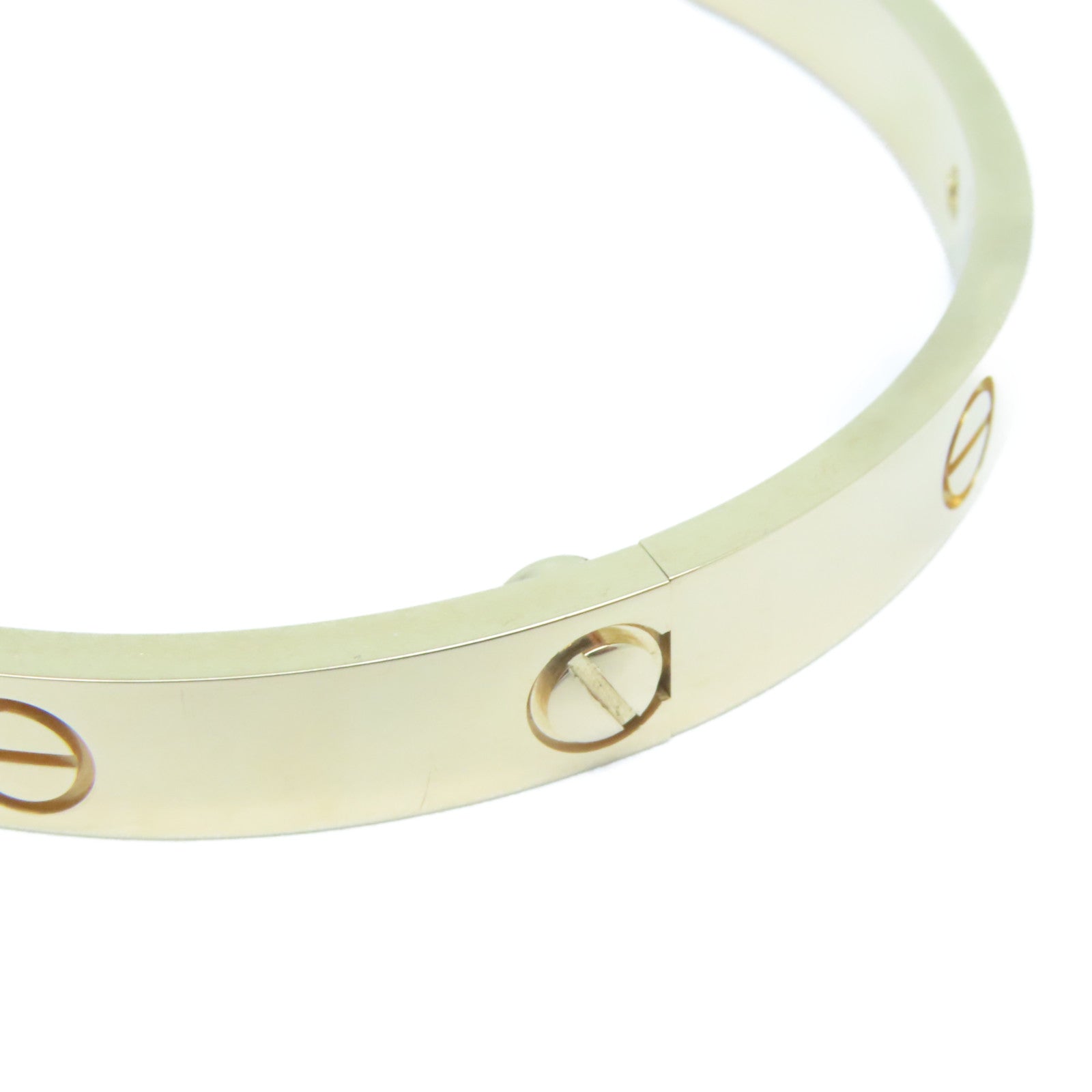 CARTIER 18K玫瑰金4 Diamonds Love Blaceret鑽石手鐲Cartier#19