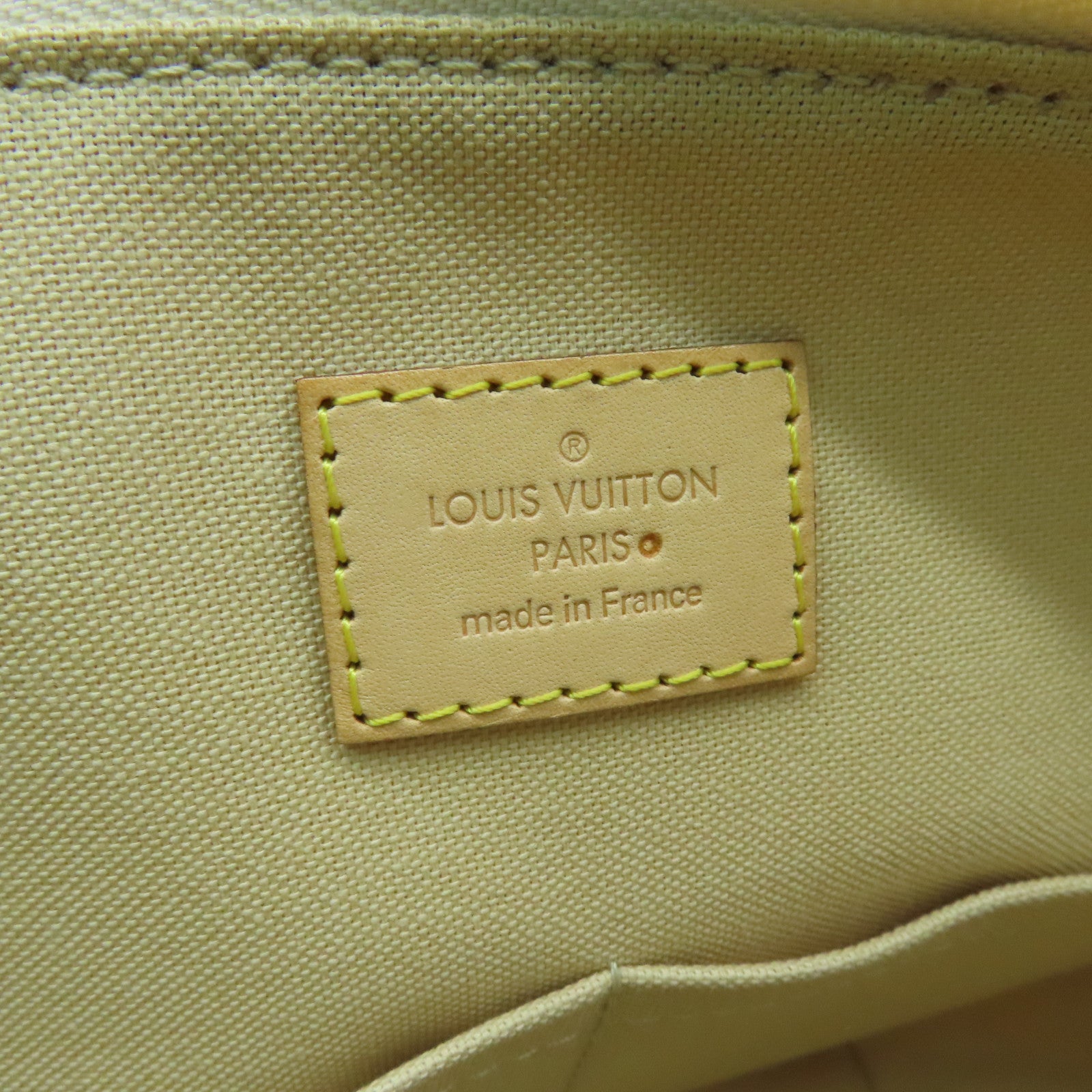 LOUIS VUITTON Damier Azur Riviera金扣手挽肩背兩用袋白色