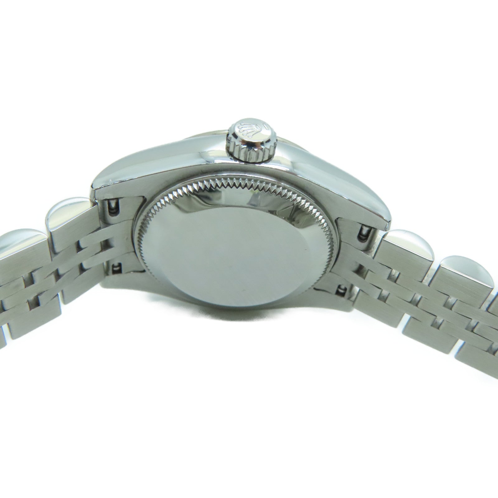 ROLEX Stainless Steel Datejust 26mm Diamond Watch Automatic Movement Black