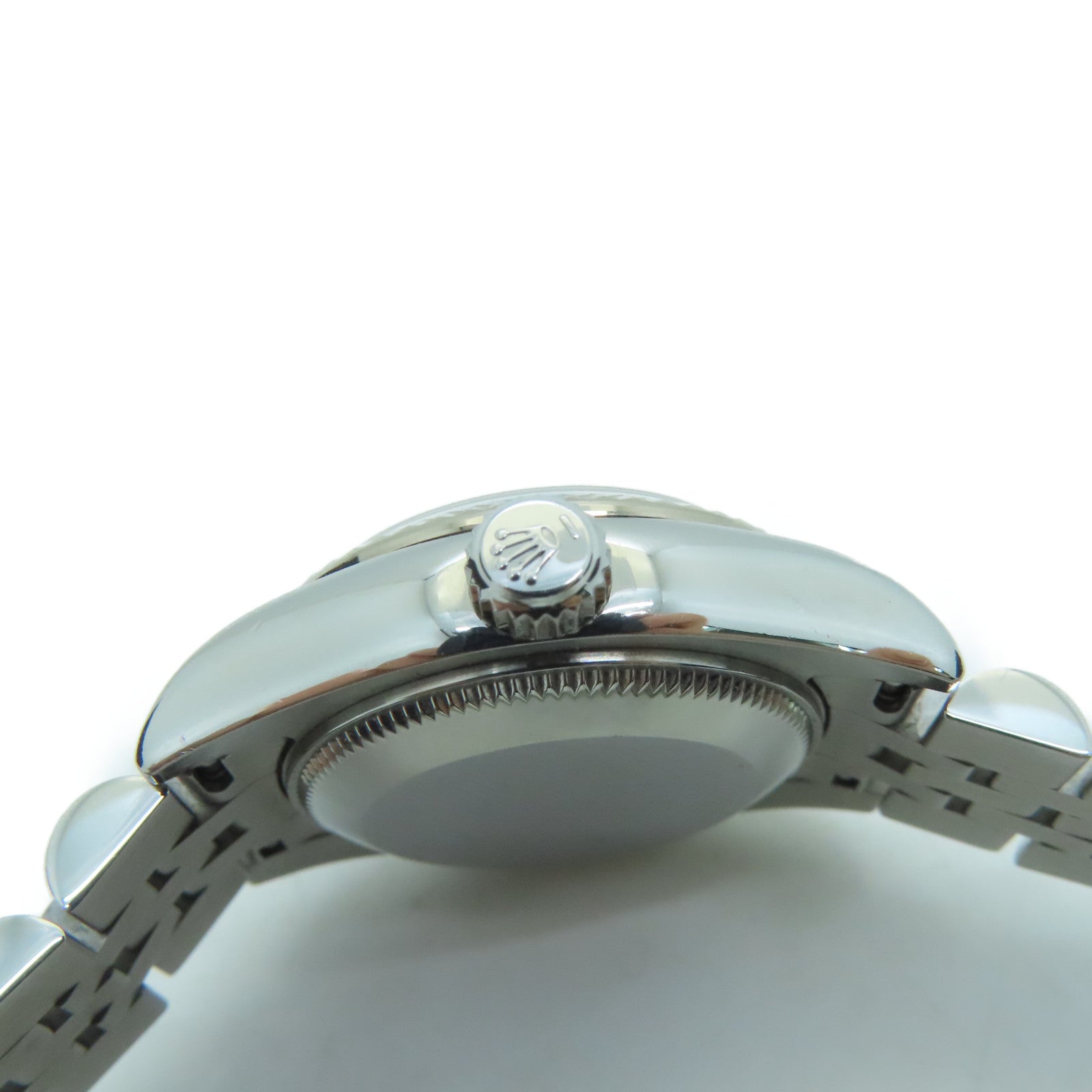 ROLEX Stainless Steel Datejust 26mm Diamond Watch Automatic Movement Black