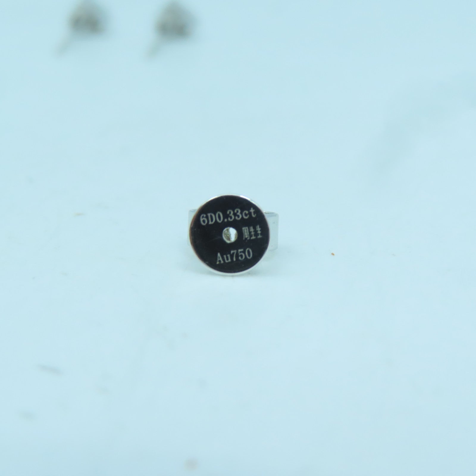 JEWELRY 18K白金/鑽石Diamond Earrings0.33ct鑽石耳環