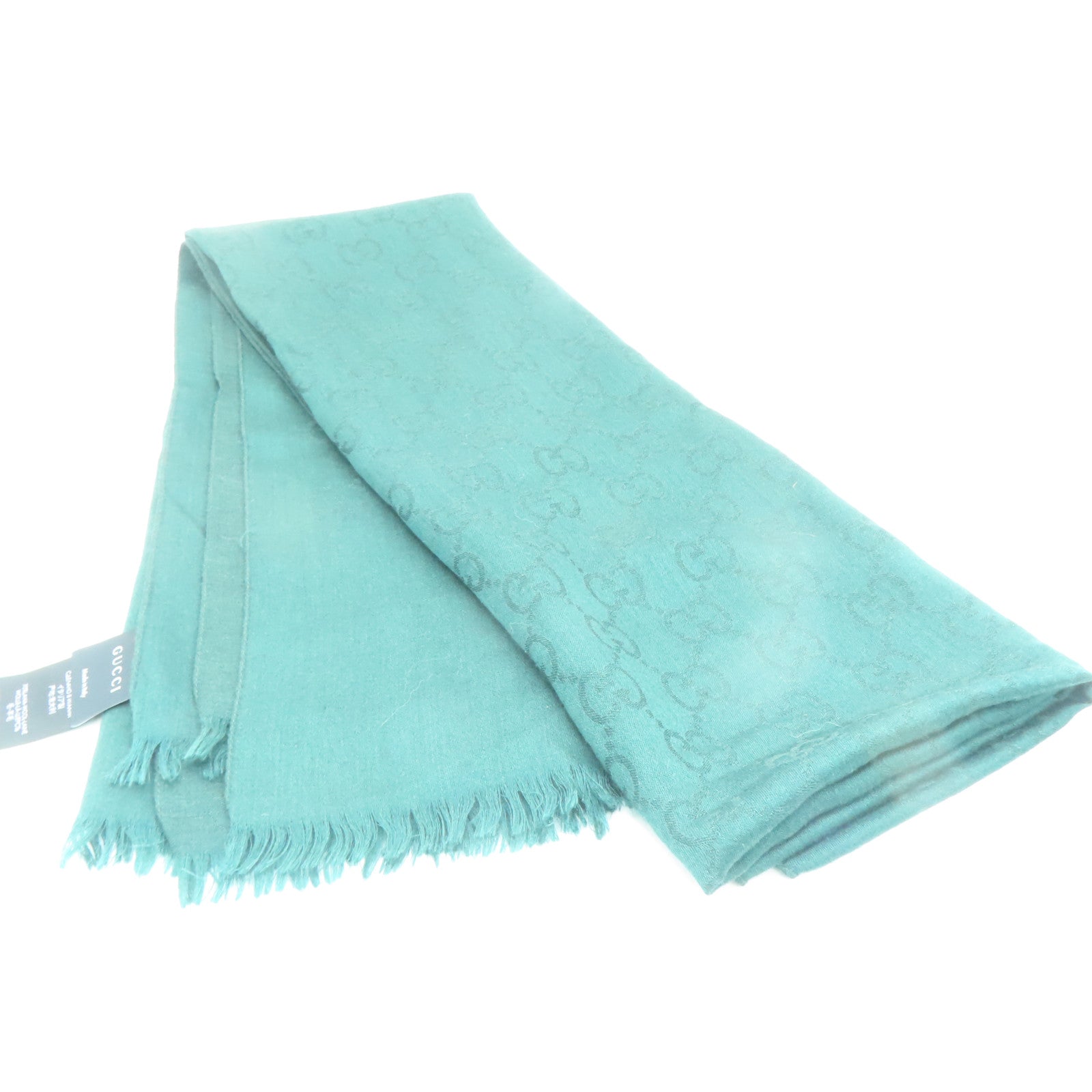 GUCCI 羊毛Scarf絲巾綠色