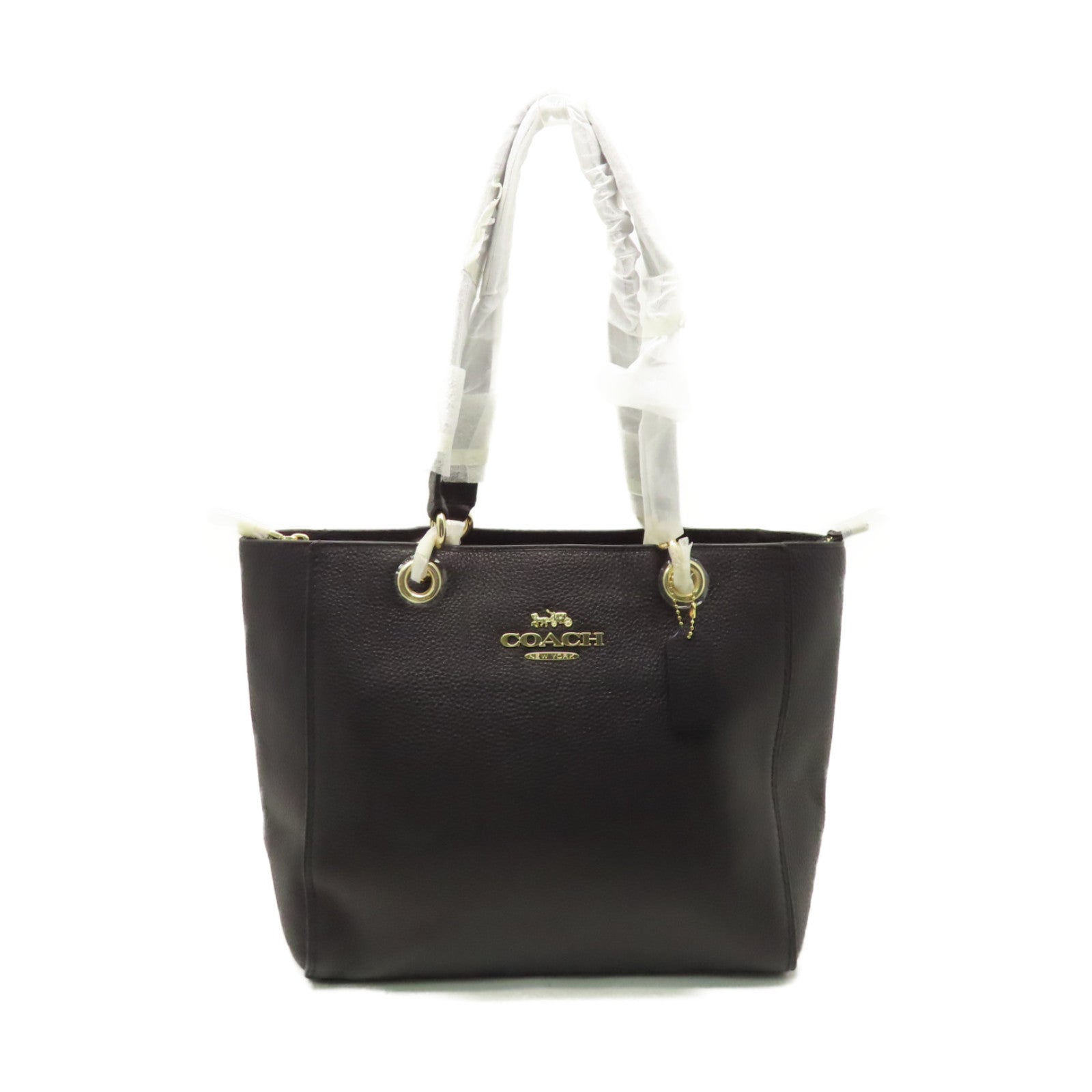 COACH 牛皮皮革Shoulder Bag肩背袋黑色