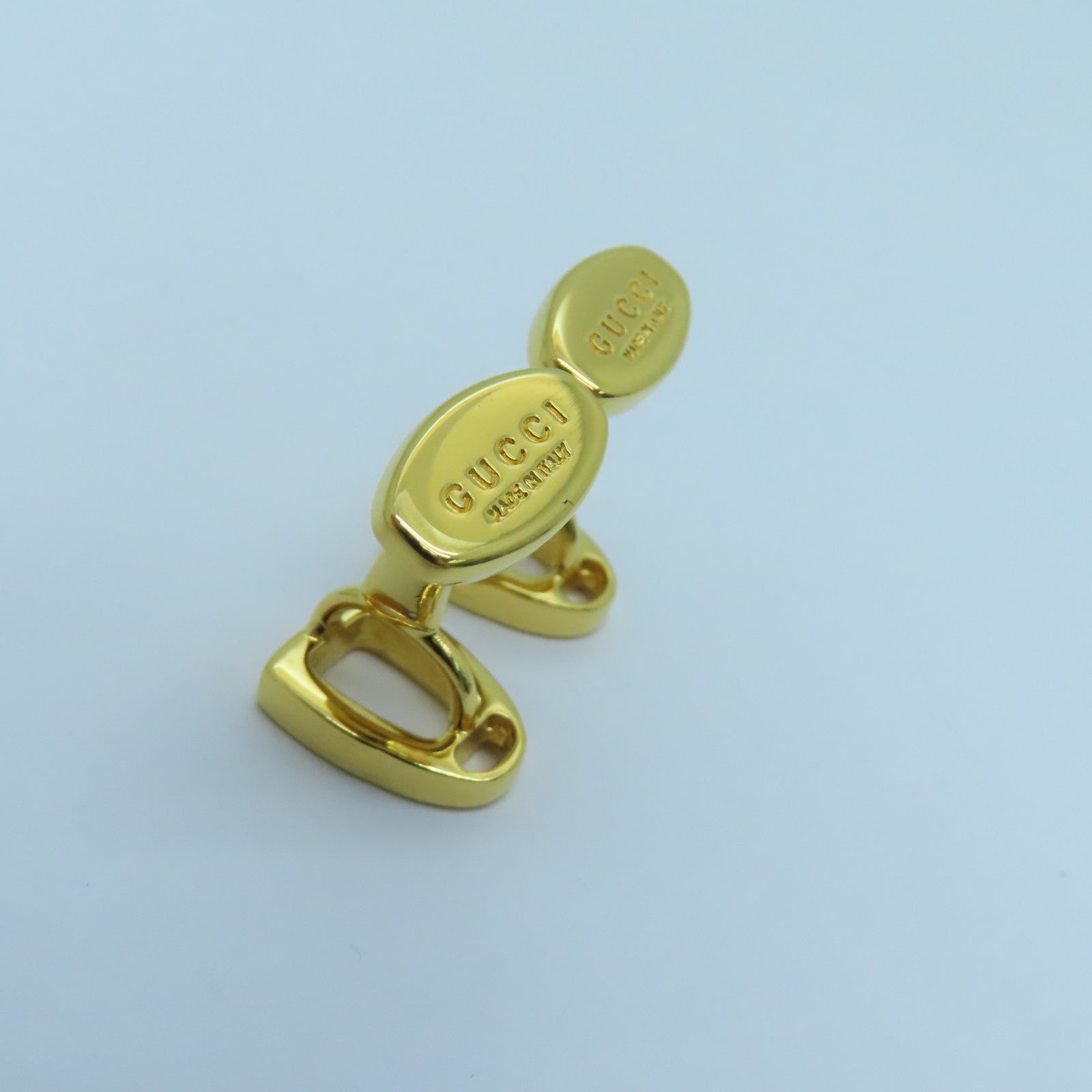 GUCCI 金屬Cuffs Links袖扣金色