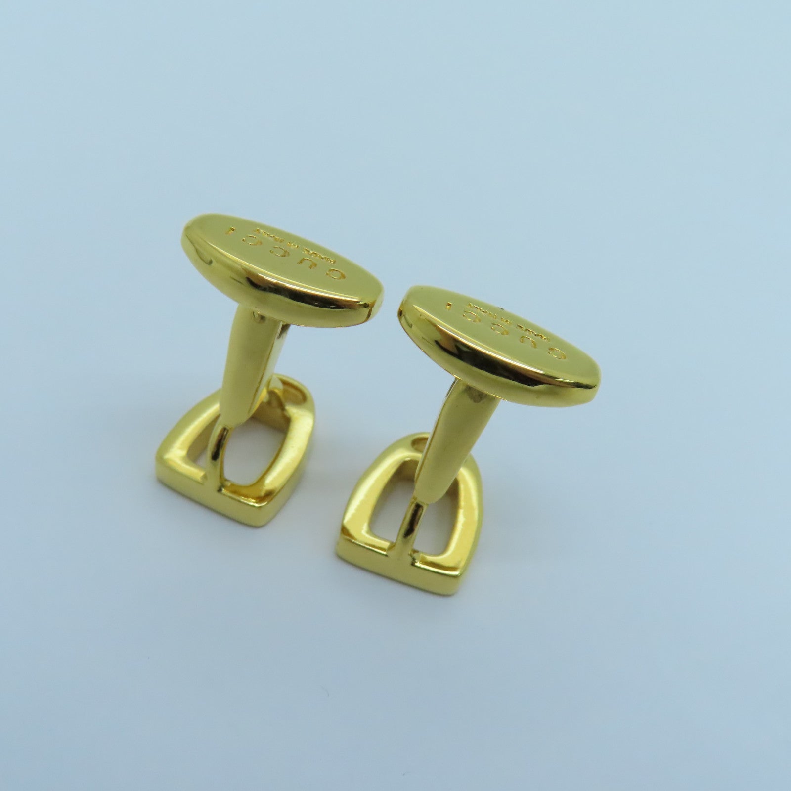 GUCCI 金屬Cuffs Links袖扣金色