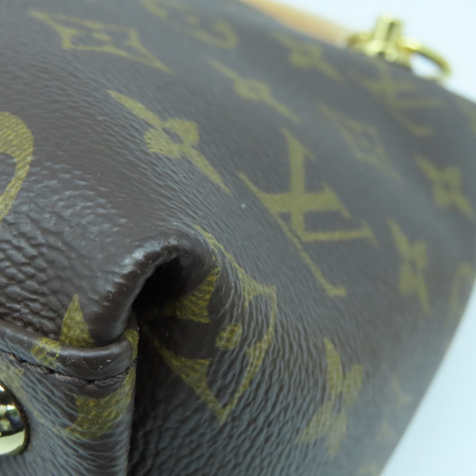LOUIS VUITTON Monogram V Tote BB金扣手挽肩背兩用袋啡色/粉紅色