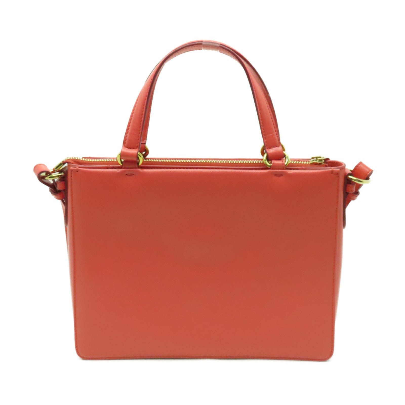 Salvatore Ferragamo 【激減優惠】牛皮皮革2 Way Shoulder金扣手挽肩背兩用袋粉紅色