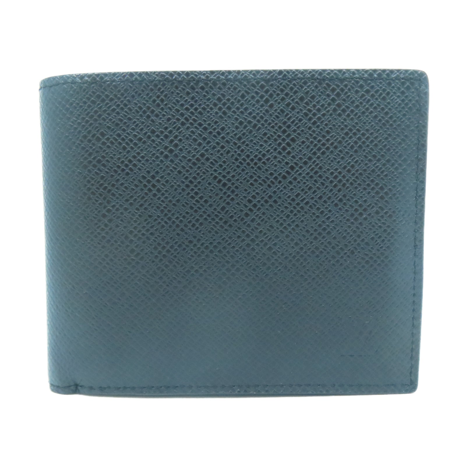LOUIS VUITTON Taiga Amerigo Wallet銀扣錢包黑色