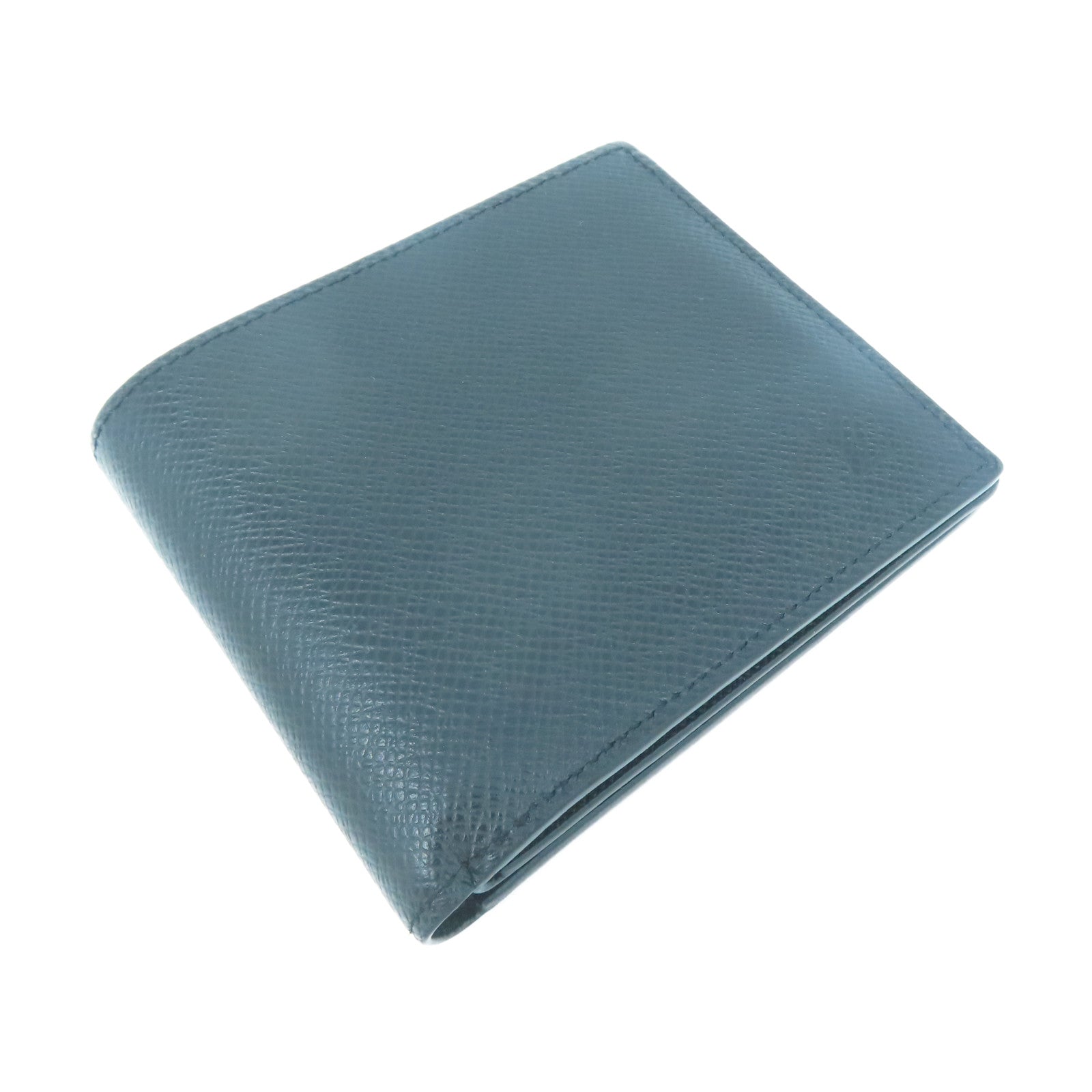 LOUIS VUITTON Taiga Amerigo Wallet銀扣錢包黑色