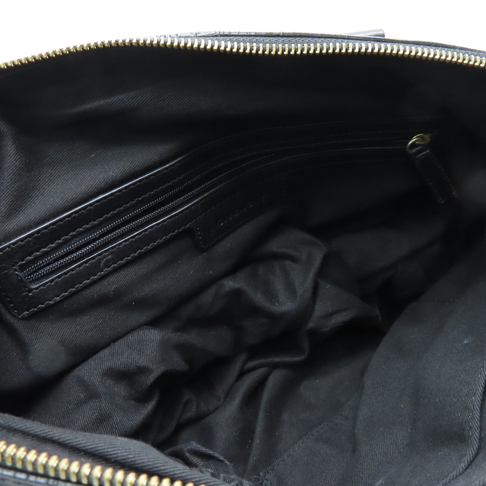 GIVENCHY Leather 2 Way Shoulder Bag Black
